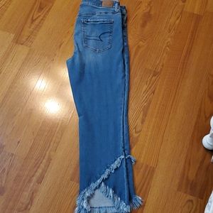 American Eagle Hi rise Jegging Crop